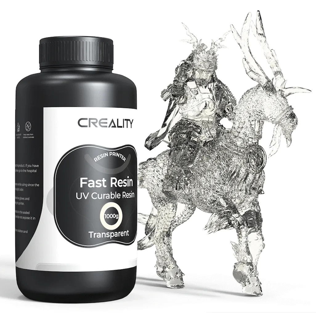 Creality Fast LCD Resin 1Kg Transparent