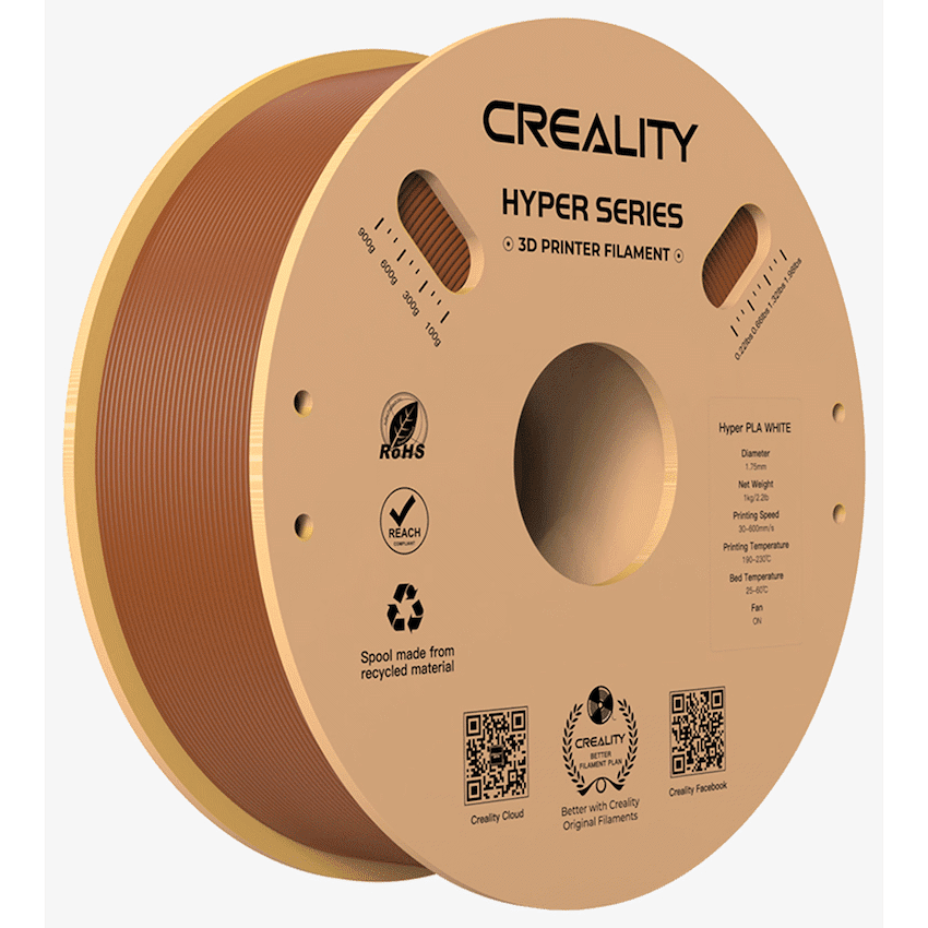 Creality Hyper PLA High Speed Brown Filament 1Kg