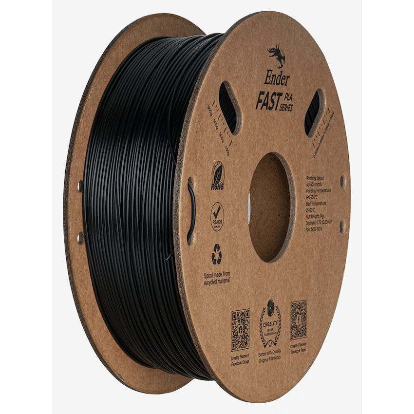 Creality Ender Fast PLA Filament 1.75mm 1.0kg Black