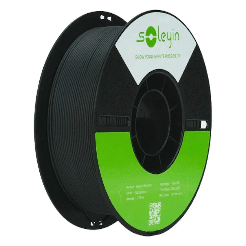 Creality Soleyin Ultra PLA Black 1kg - Updated