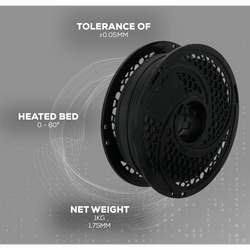 SA Filament PLA Plus Filament 1kg - Gun Metal