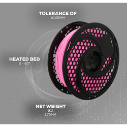 SA Filament PLA Plus Chrome Filament 1kg - Pink