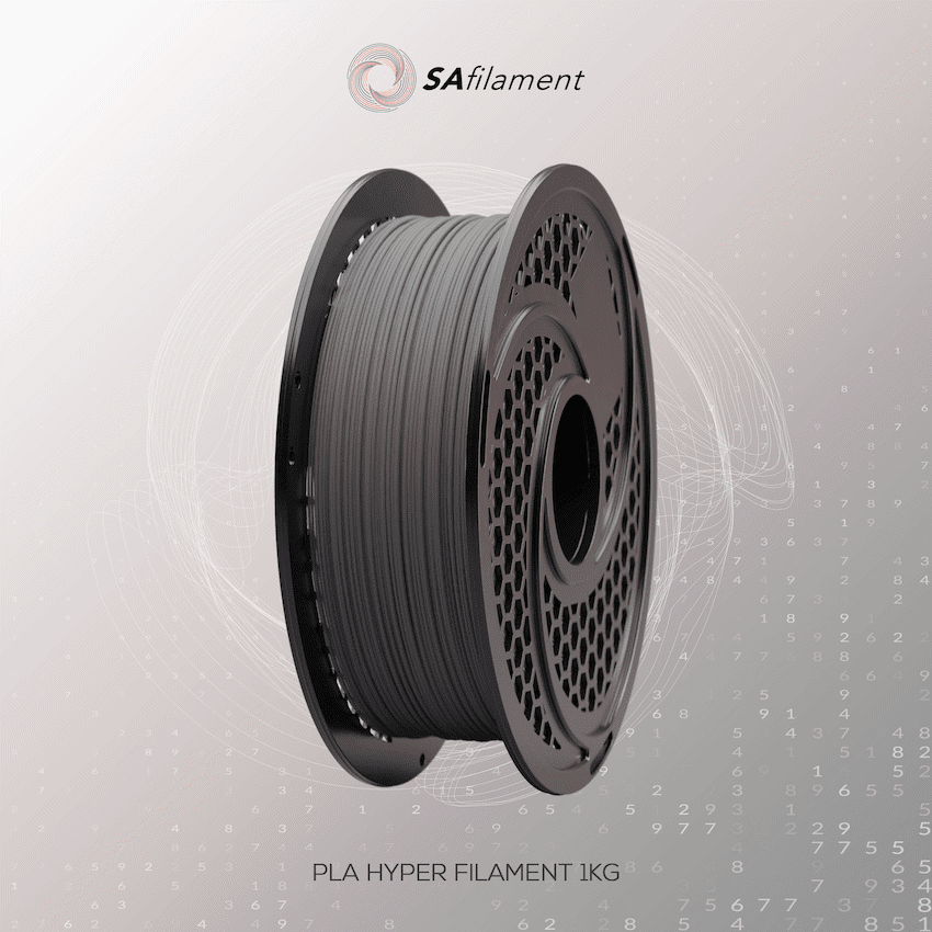 SA Filament PLA Hyper Filament 1kg - Grey