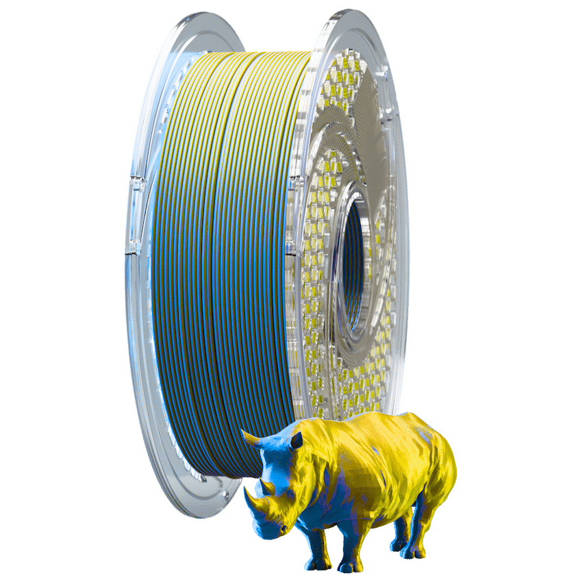SA Filament Dual Silk PLA Filament 750g - Golden Sapphire