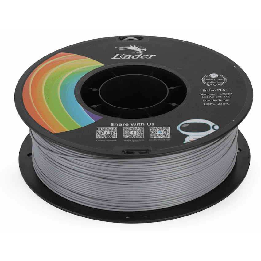 Ender PLA+ Filament Grey 1Kg