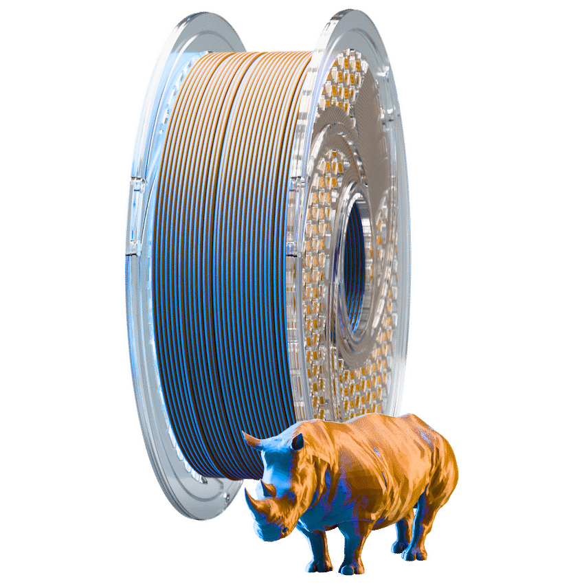 SA Filament Dual Silk PLA - Tropical Sunset (750g, 1.75mm)