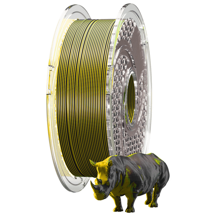 SA Filament Dual Silk PLA Filament 750g - Charred Gold