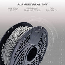 PLA Grey Filament 1kg, 1.75mm