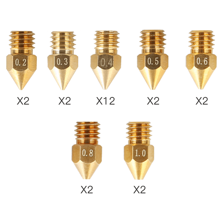 Creality MK8 Nozzle 24-Piece Package