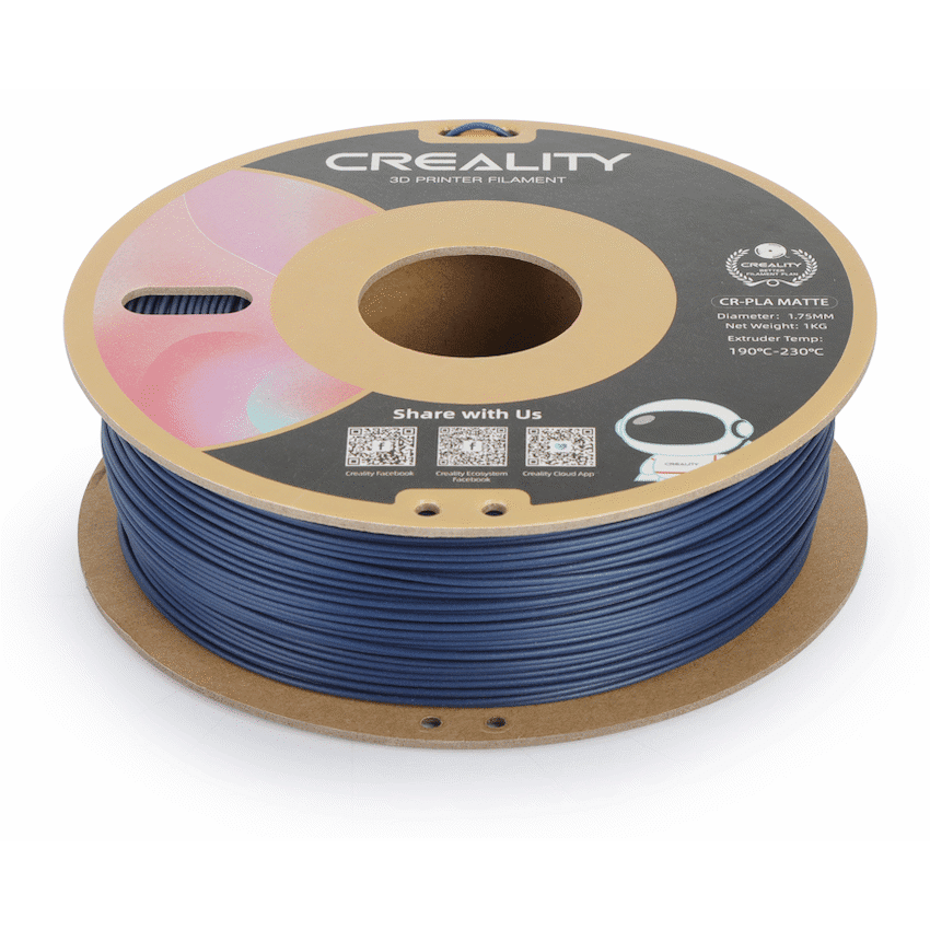 Creality CR-PLA Filament - Matte Navy Blue (1kg)