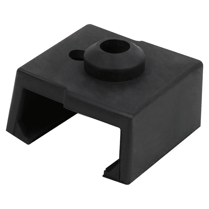 Creality Heating Block Silicone Cover (23x23x17) - Flame-Retardant Silicone - Black