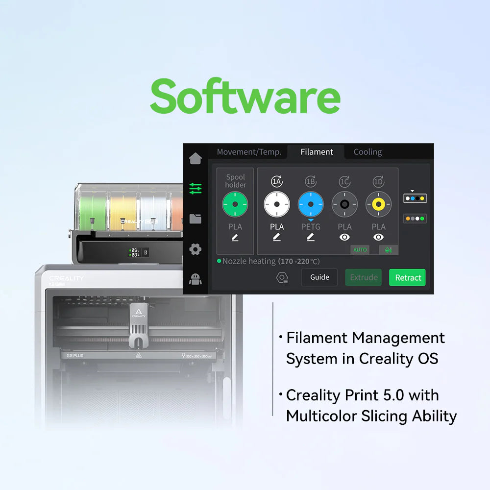 Creality K2 Plus 3D Printer 350x350x350mm