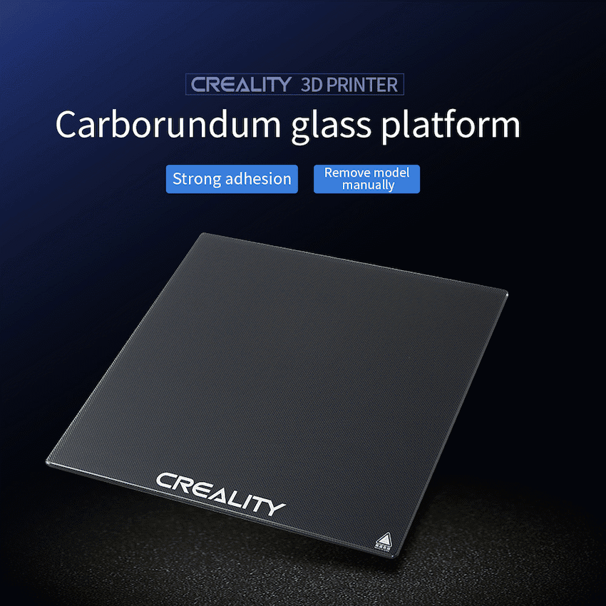 Carborundum Glass Platform Kit 235x235x4 - Ender 5 Pro, Ender 3 Pro