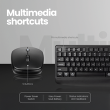 Volkano Onyx Keyboard and Mouse Combo With Dual mode BT