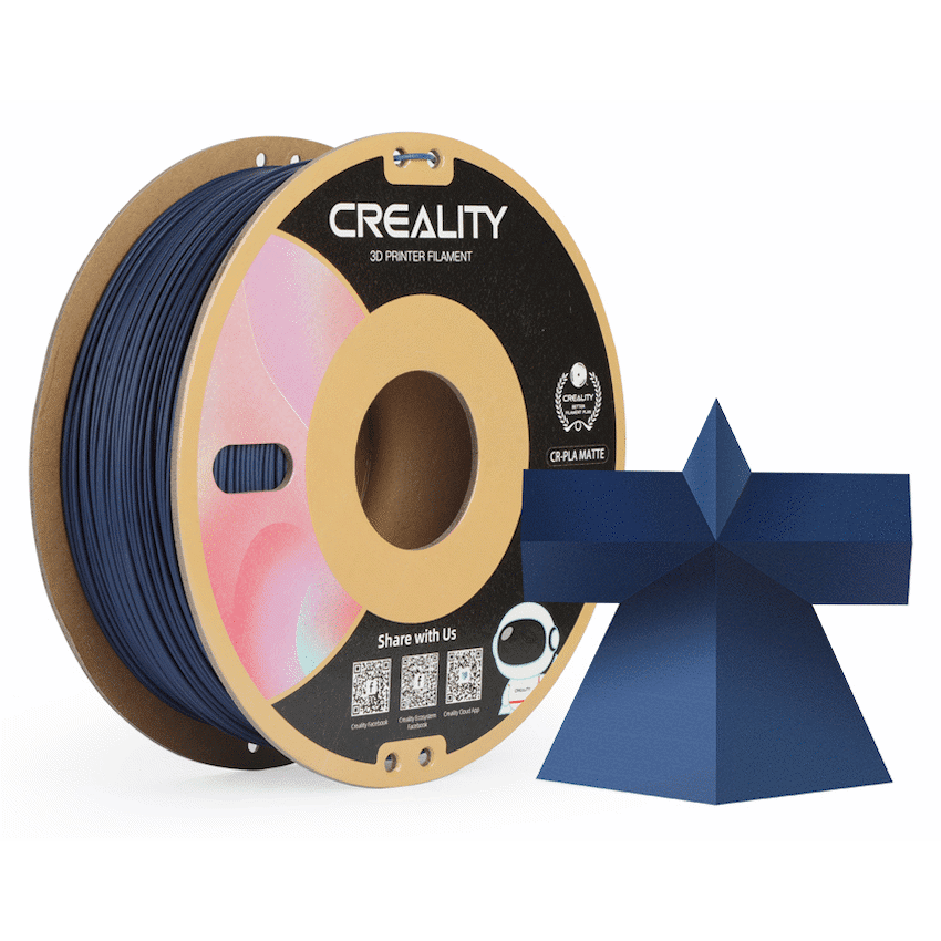Creality CR-PLA Filament - Matte Navy Blue (1kg)