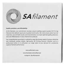 SA Filament ABS Premium Filament 1kg - Black