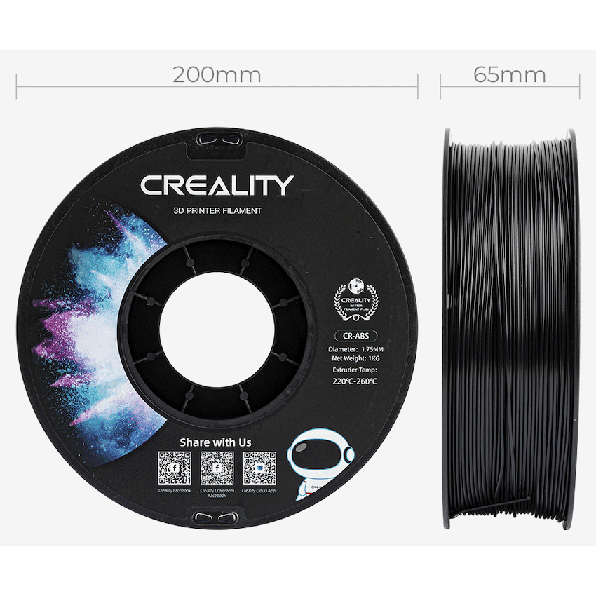 Creality ABS Filament - Black 1kg