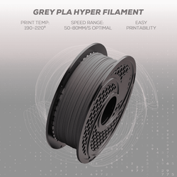 SA Filament PLA Hyper Filament 1kg - Grey