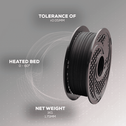 SA Filament PLA Hyper Filament 1kg - Black