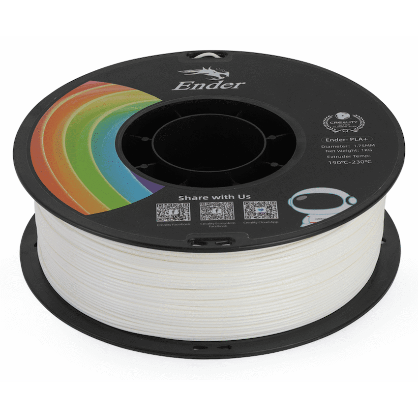 Ender PLA+ Filament - White - 1kg