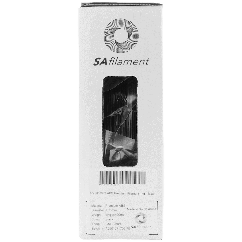 SA Filament ABS Premium Filament 1kg - Black