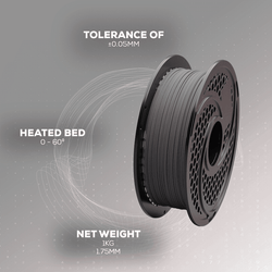 SA Filament PLA Hyper Filament 1kg - Grey