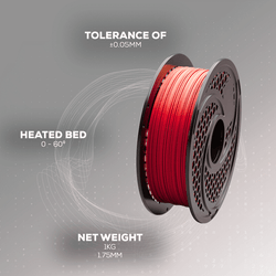 SA Filament PLA Hyper Filament 1kg - Red