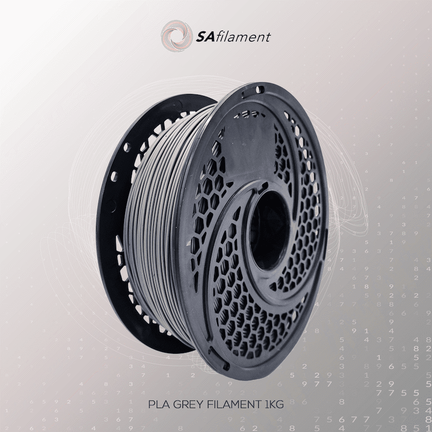 PLA Grey Filament 1kg, 1.75mm