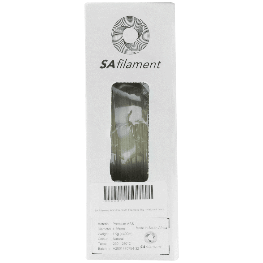 SA Filament ABS Premium Filament 1kg - Natural / Ivory
