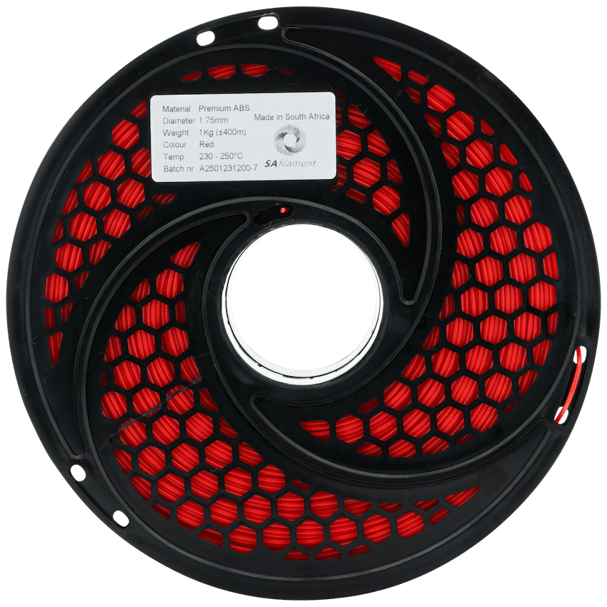 SA Filament ABS Premium Filament 1kg - Red