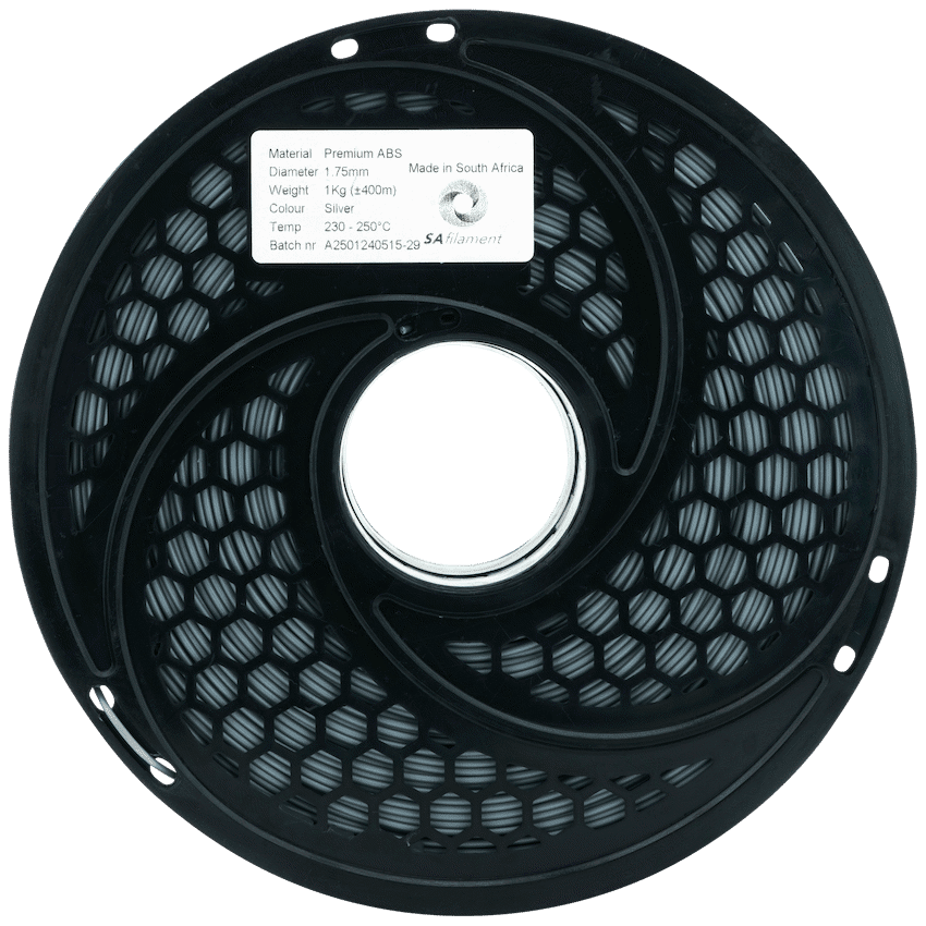 SA Filament ABS Premium Filament 1kg - Silver