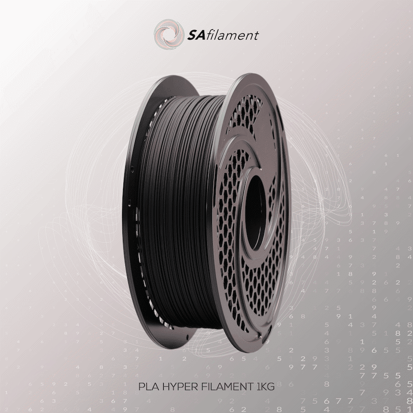 SA Filament PLA Hyper Filament 1kg - Black