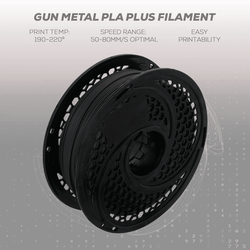 SA Filament PLA Plus Filament 1kg - Gun Metal