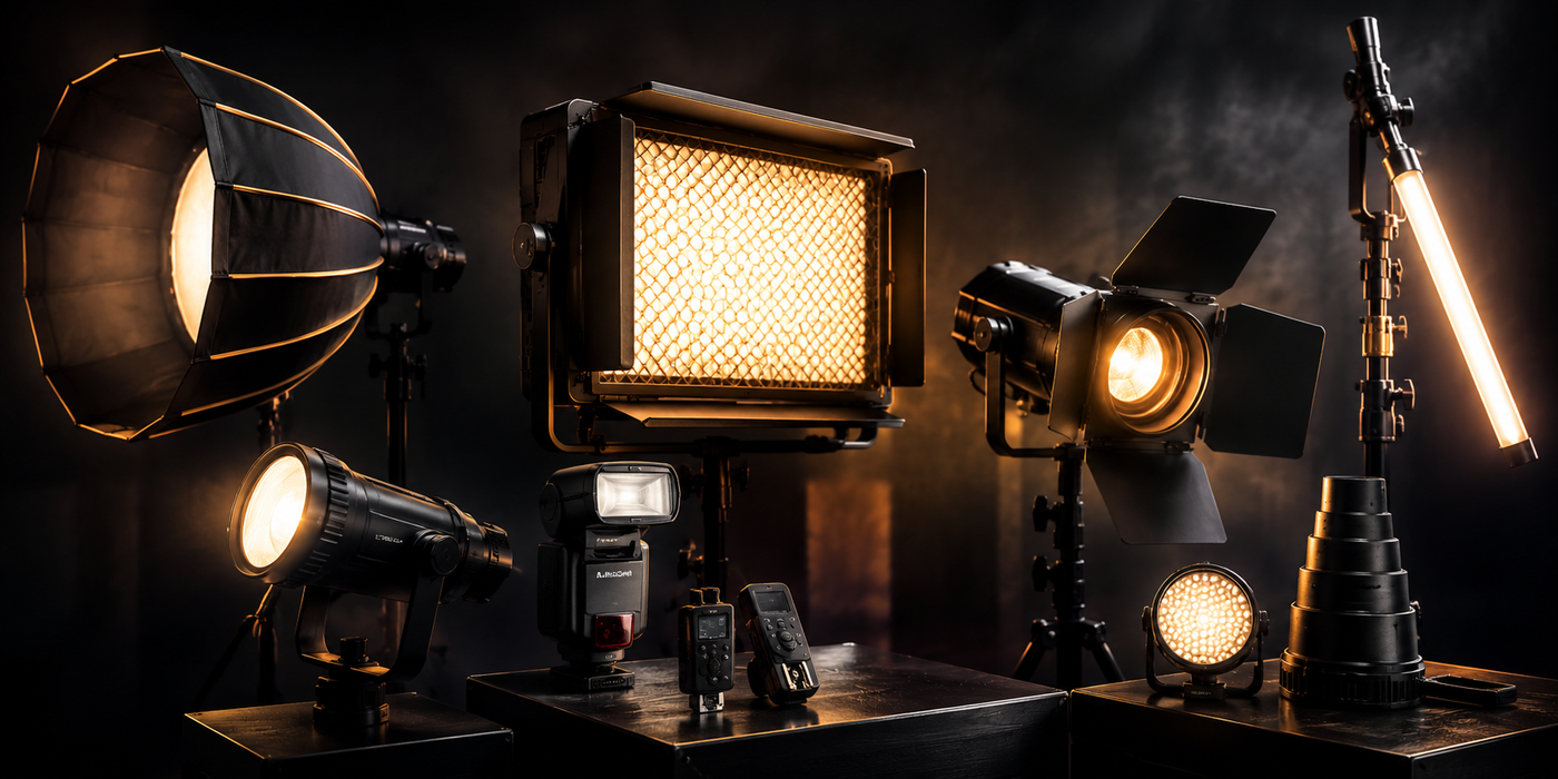 Studio lighting for creators.