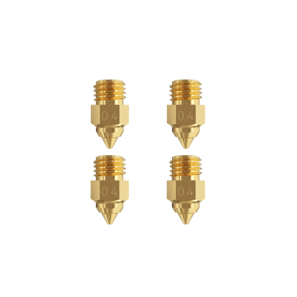 Creality M6 0.4mm Brass Nozzle - Big Head - 5pcs