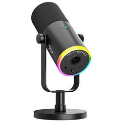 Fifine AM8 NEO RGB Dual Port Microphone with Stand