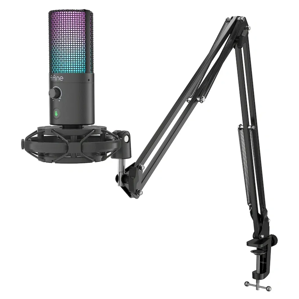 Fifine T669 Pro3 USB Microphone with Pop Filter and Boom Arm Stand