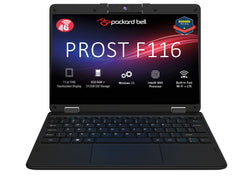 4. Packard Bell Prost 11.6” Rugged 4G LTE Touchscreen Convertible Intel N95 8GB + 512GB SSD Laptop