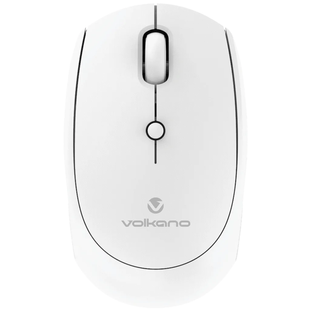 Volkano Talc Wireless Mouse – Black | Ergonomic Wireless Office Mouse