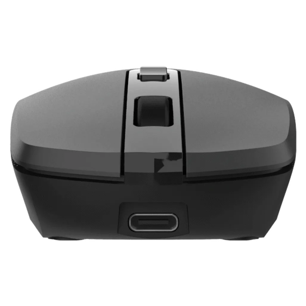 Volkano Granite Series Rechargeable Wireless Mouse – Black | USB-C Wireless Mouse