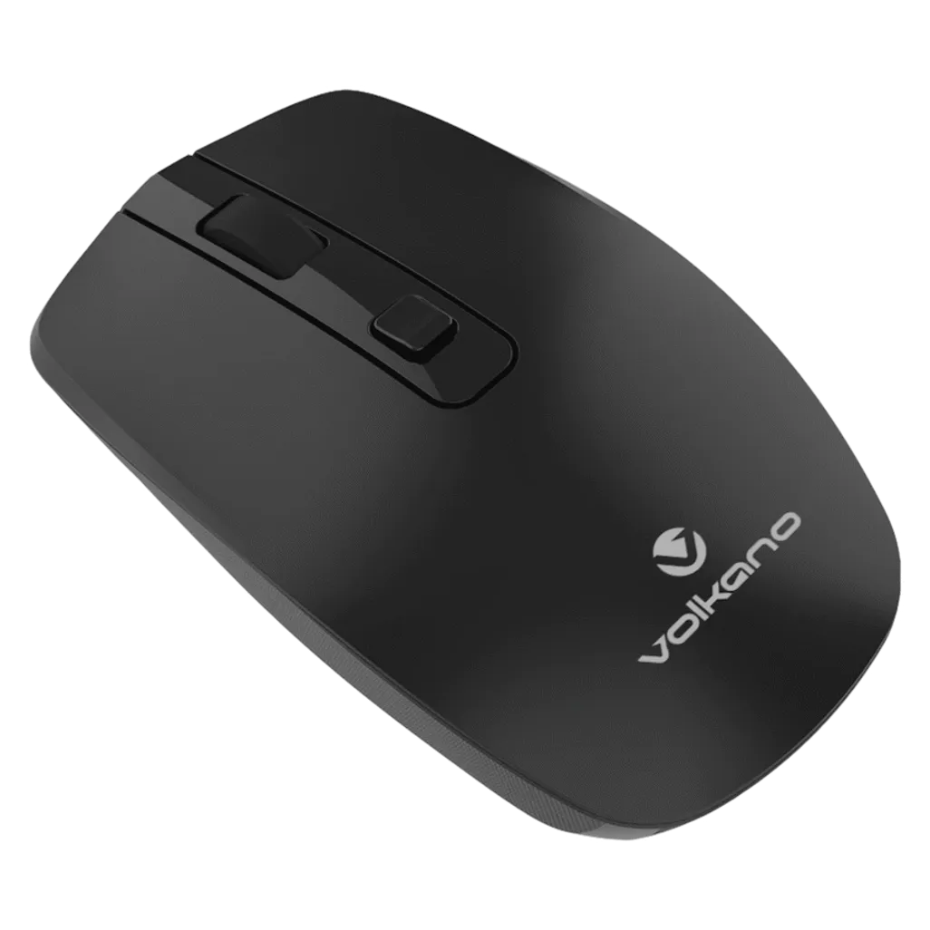 Volkano Granite Series Rechargeable Wireless Mouse – Black | USB-C Wireless Mouse
