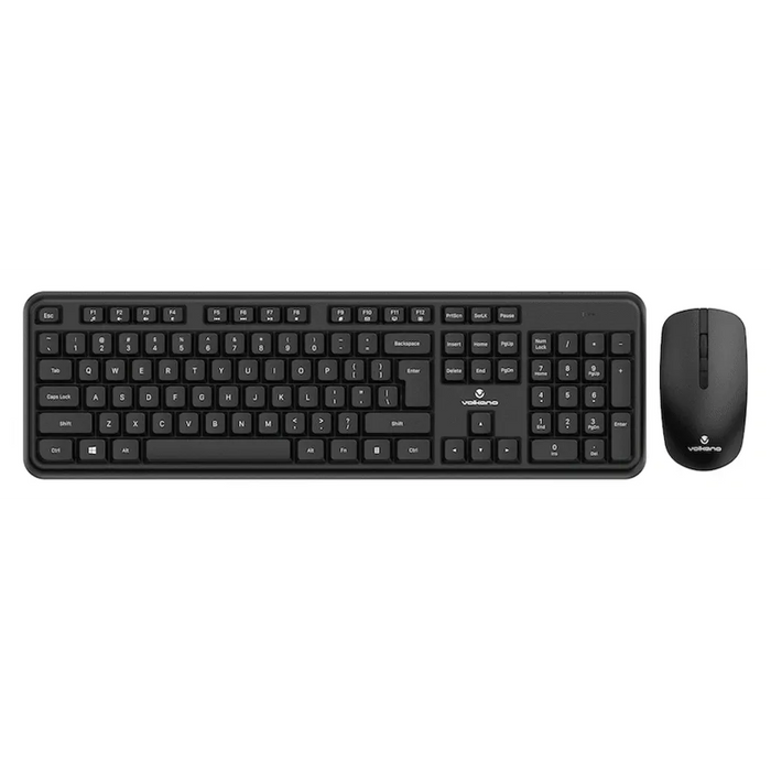 Volkano Opal Series Wireless Keyboard and Mouse Combo – Black