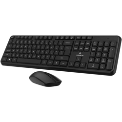 Volkano Opal Series Wireless Keyboard and Mouse Combo – Black