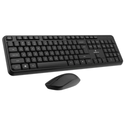 Volkano Opal Series Wireless Keyboard and Mouse Combo – Black