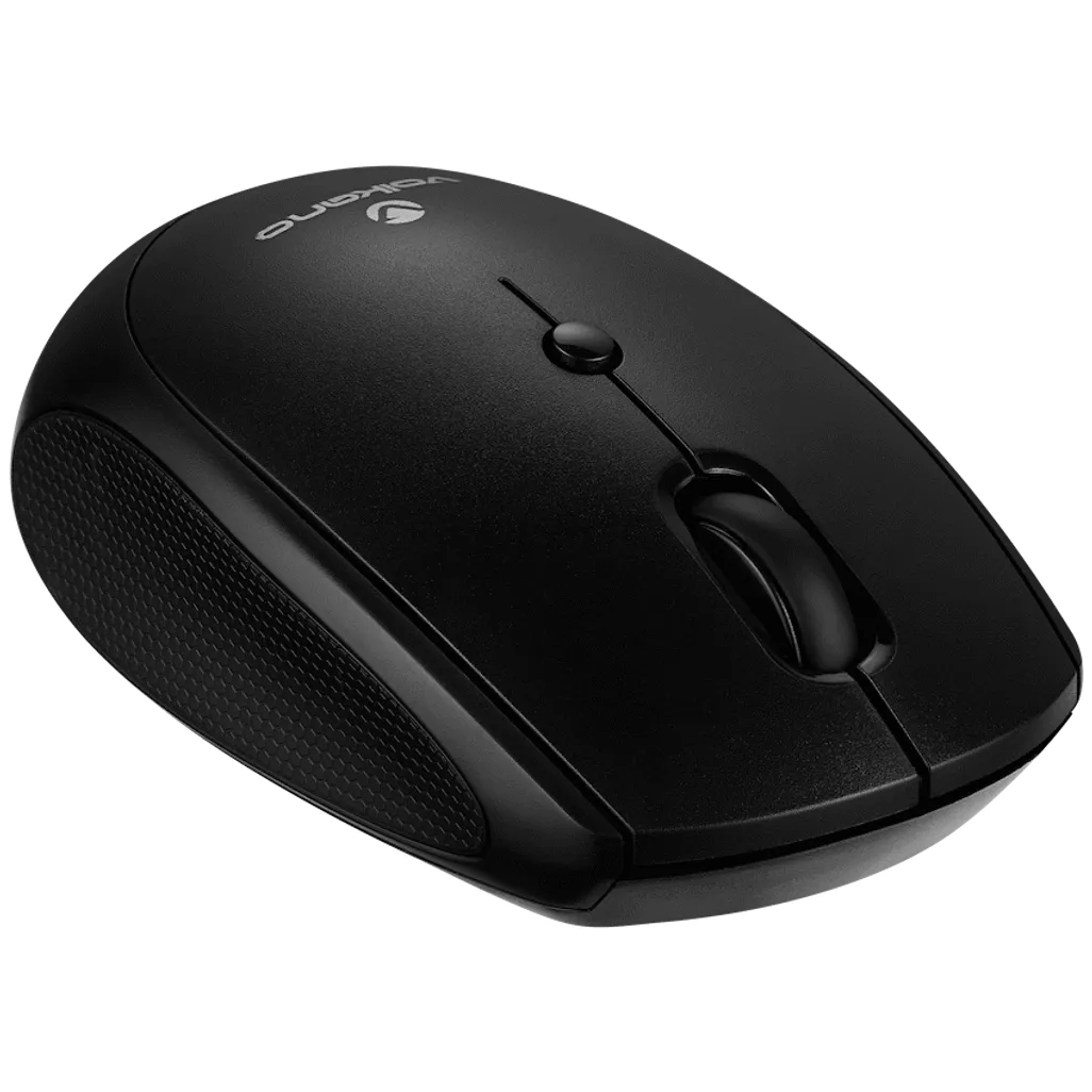 Volkano Talc Wireless Mouse – Black | Ergonomic Wireless Office Mouse