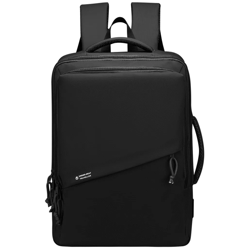 Volkano Under-Seat Traveller Backpack Black | 15.6" Laptop Travel Backpack