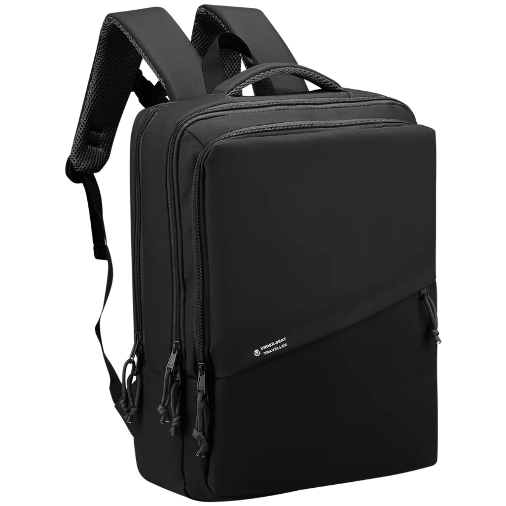 Volkano Under-Seat Traveller Backpack Black | 15.6" Laptop Travel Backpack
