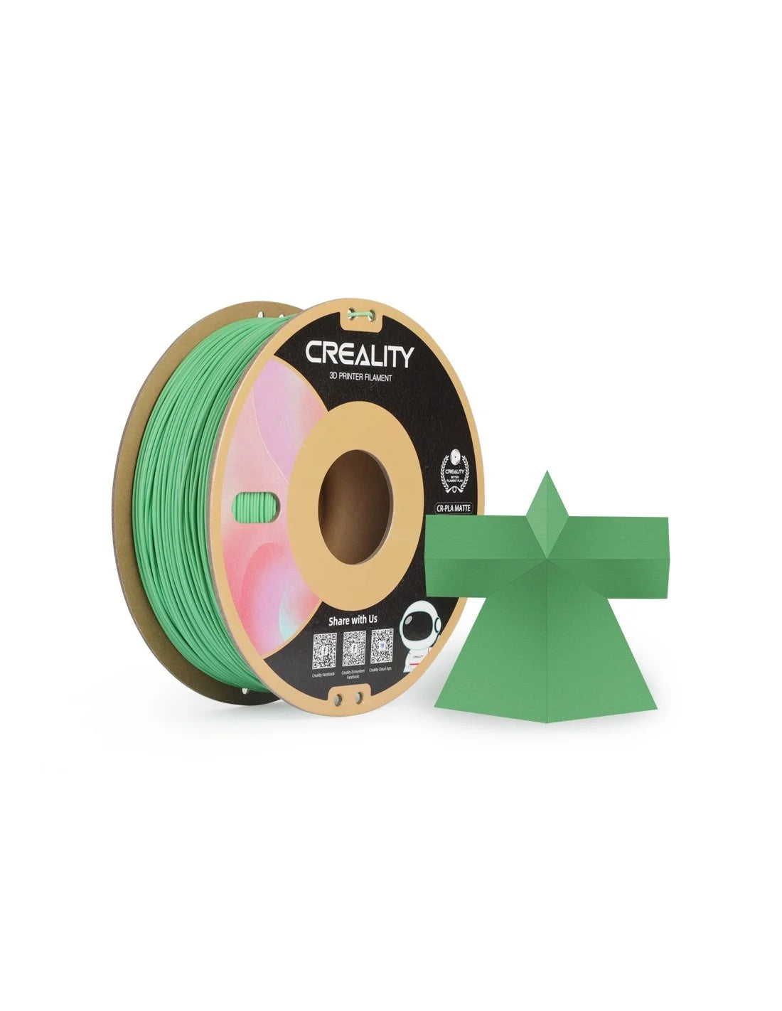 Creality CR-PLA Filament, Matte Avocado Green, 1Kg