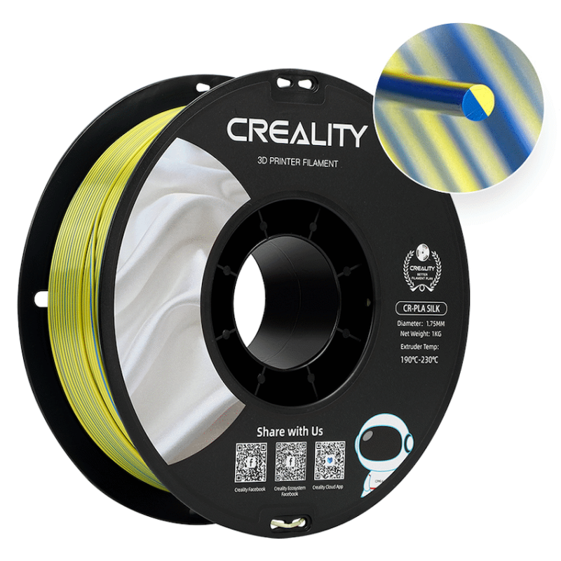 Creality Dual Silk Filament Yellow Blue