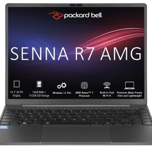 7. Packard Bell Senna R7 AMG 14" 2K AMD Ryzen 7 16GB RAM 512GB SSD Laptop